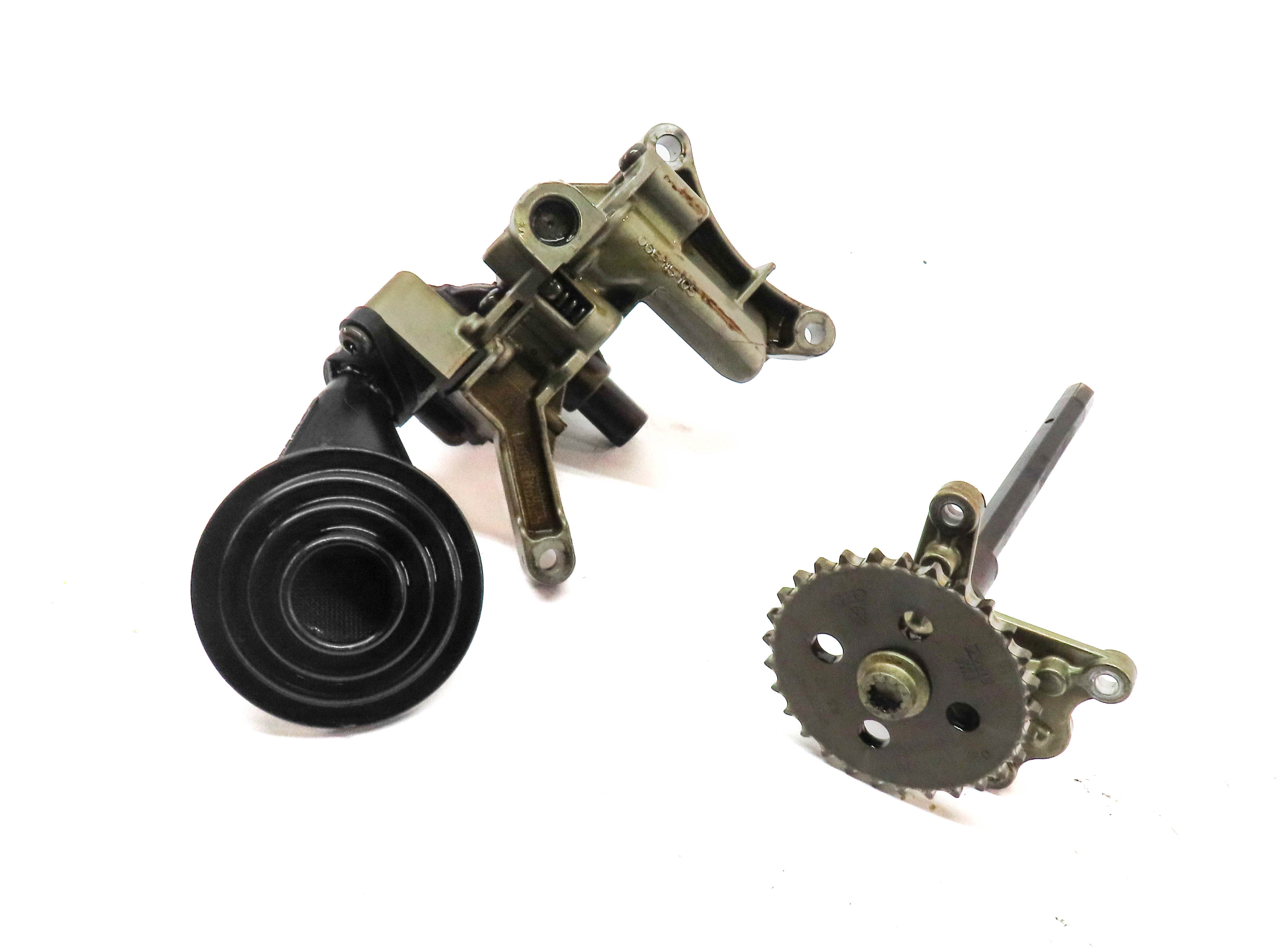 13 AUDI S4 (B8 8K) 3.0L SUPER (CGXC) ENGINE MOTOR OIL FLUID PUMP w/ PICK UP TUBE — exact item pictured